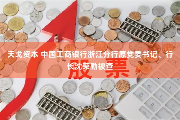 天戈资本 中国工商银行浙江分行原党委书记、行长沈荣勤被查