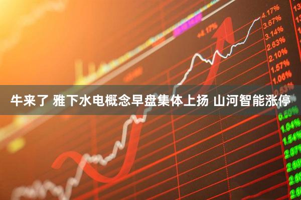 牛来了 雅下水电概念早盘集体上扬 山河智能涨停